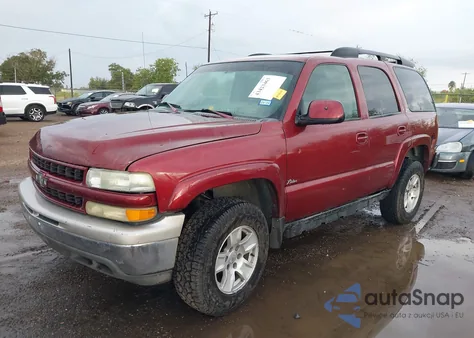 2003 Chevrolet Tahoe Z71 из США, поврежденный, VIN 1GNEK13ZX3R283739